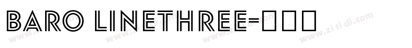 Baro LineThree字体转换